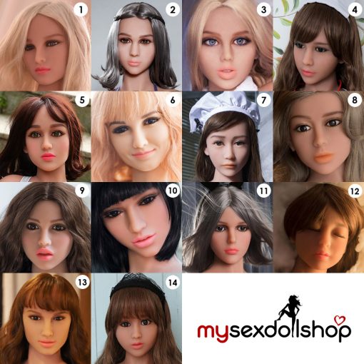 Extra loose head for Topdoll sexdoll 2 for 1 action sex doll free shipping europe